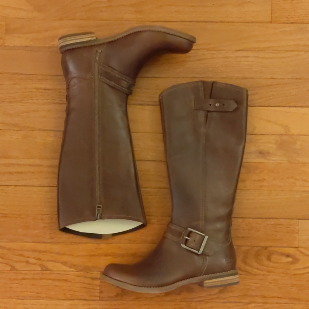 Women's Leather Riding Boots